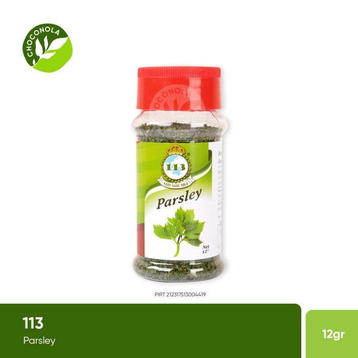 

113 Daun Parsley / Parsley Leaves