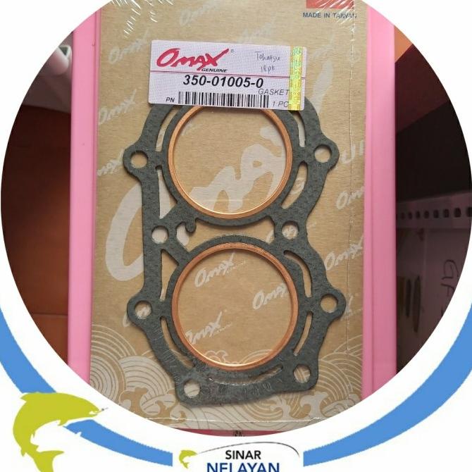 Gasket Mesin Tempel Tohatsu 18 Pk. Outboard Spare Parts.