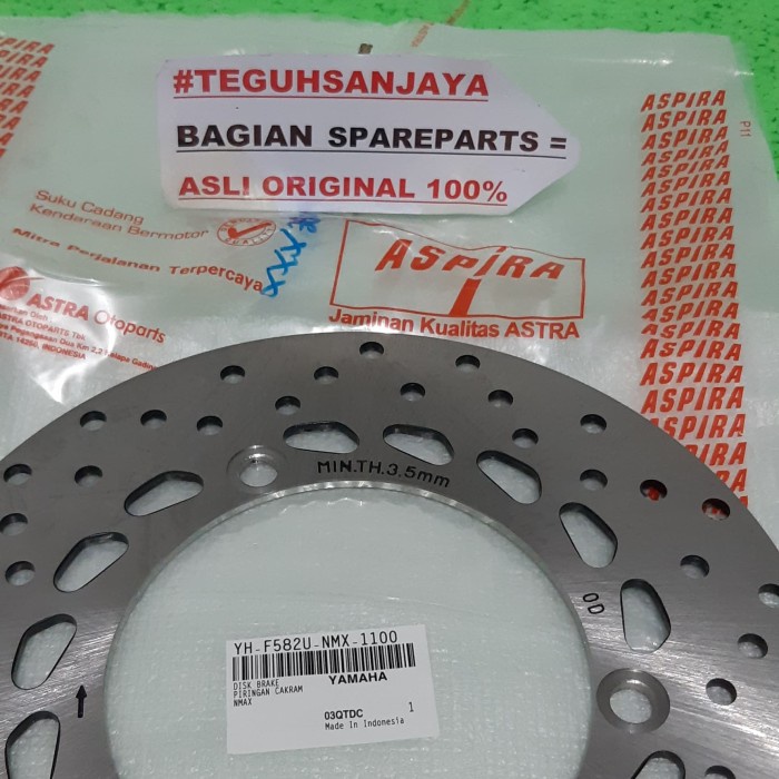 Piringan Rem Disk Cakram Depan 2DP NMax N Max Asli Original Aspira terlaris