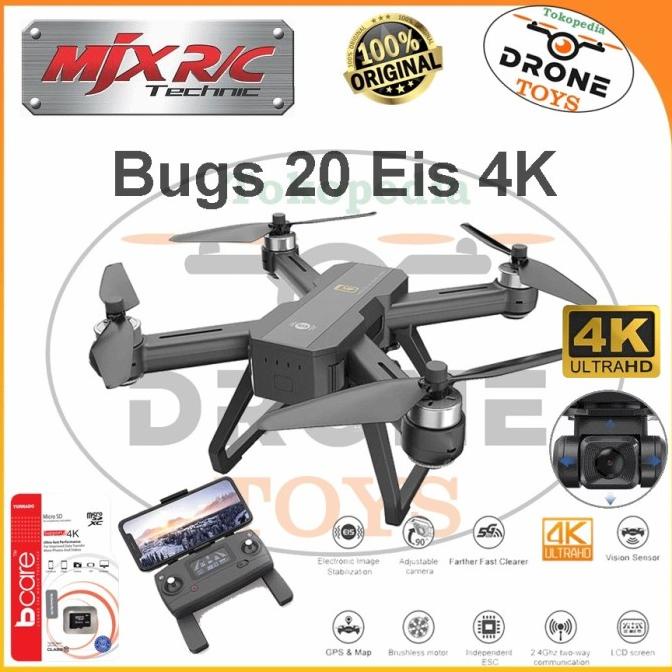 Drone MJX Bugs 20 B20 Eis Camera 4K Wifi 5G Optical Flow RTF