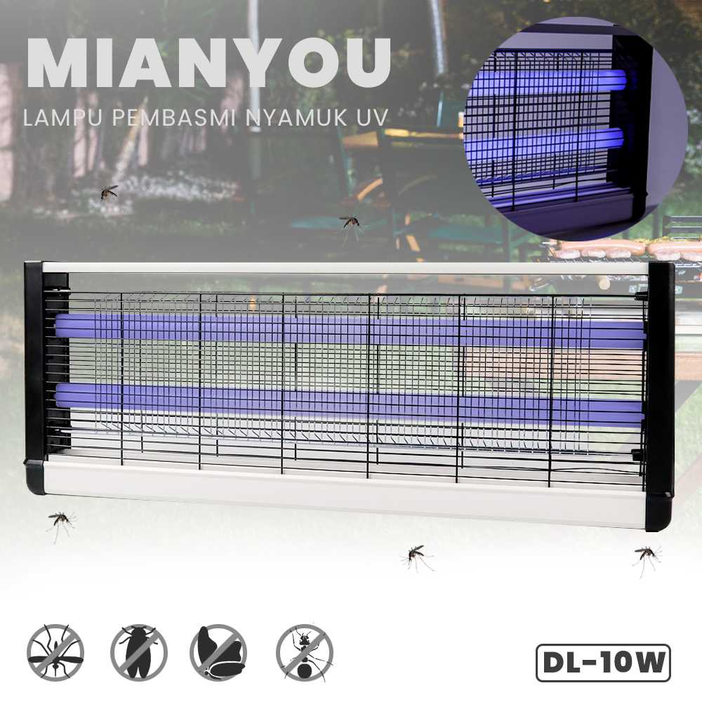 Lampu Pembasmi Nyamuk Mianyou DL-10W LED UV Putih 10W 25m²
