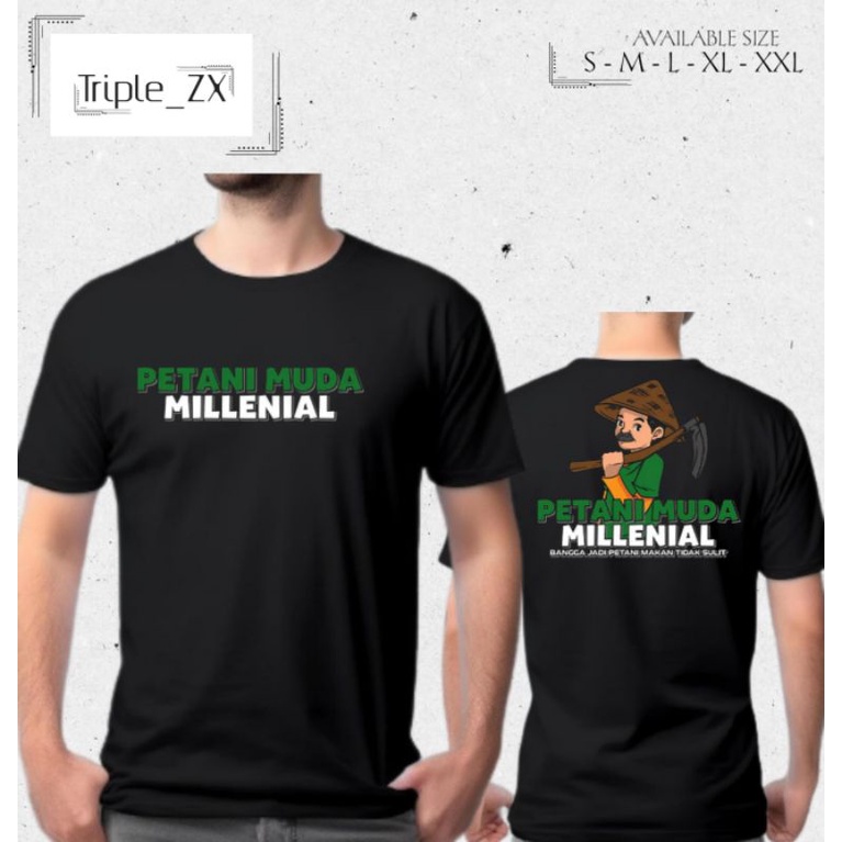 KAOS PETANI MUDA MILENIAL BANGGA JADI PETANI
