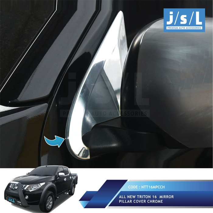 All New Triton Mirror Pillar Cover Chrome/Aksesoris Triton terpopuler