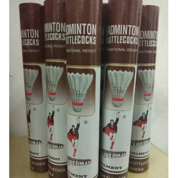 Paling Sesuai.. SHUTTLECOCK/ COCK BADMINTON SUPERMAN COKLAT MIDO ORIGINAL