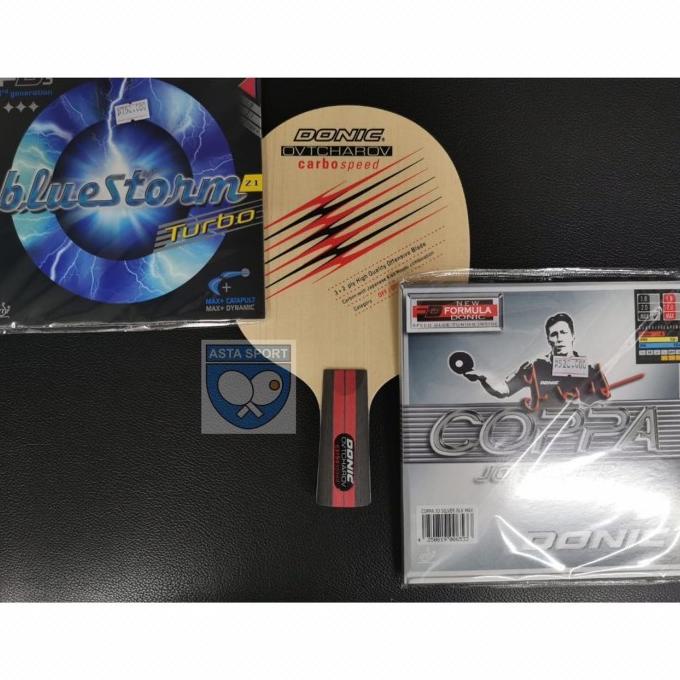 Bat Tenis Meja Penholder Donic Dua Sisi Karet