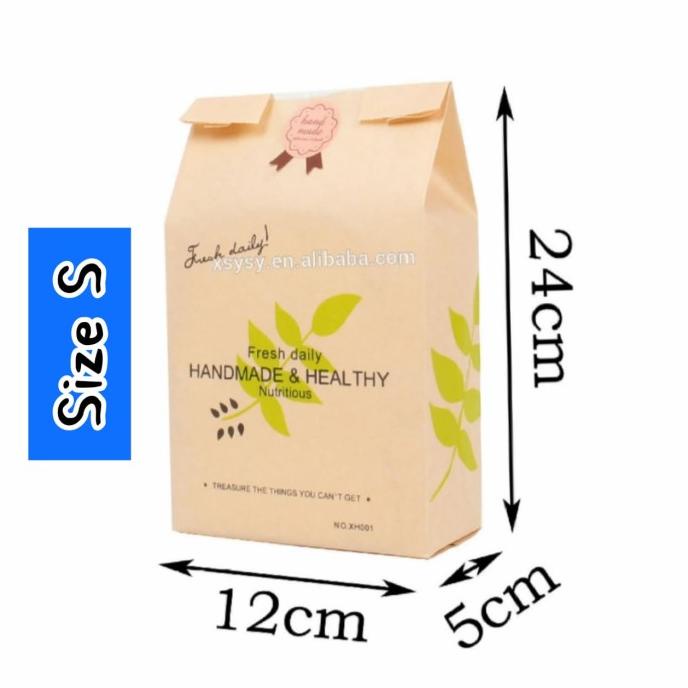 

/////] Toast Packaging ~ Paper Bag Size S Uk. 12x5x24cm