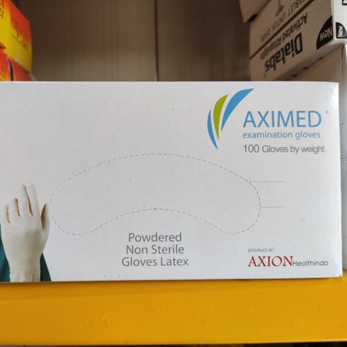 Bestseller Sarung Tangan Aximed Gloves Latex Isi 100