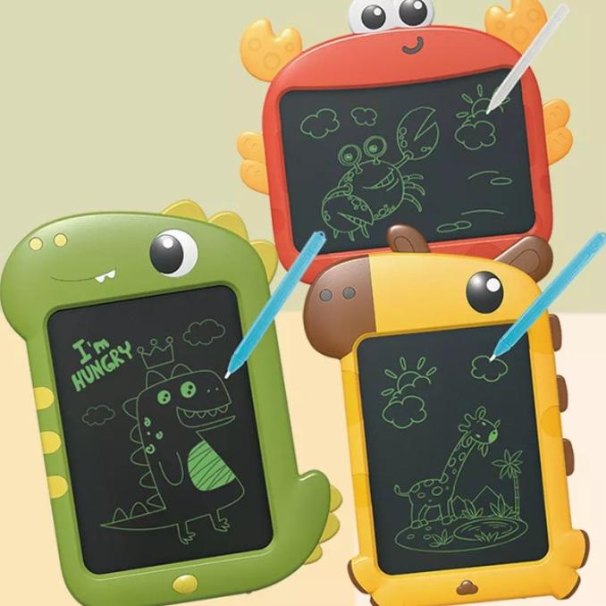 promo Mainan edukasi anak LCD Drawing Tab ready stock