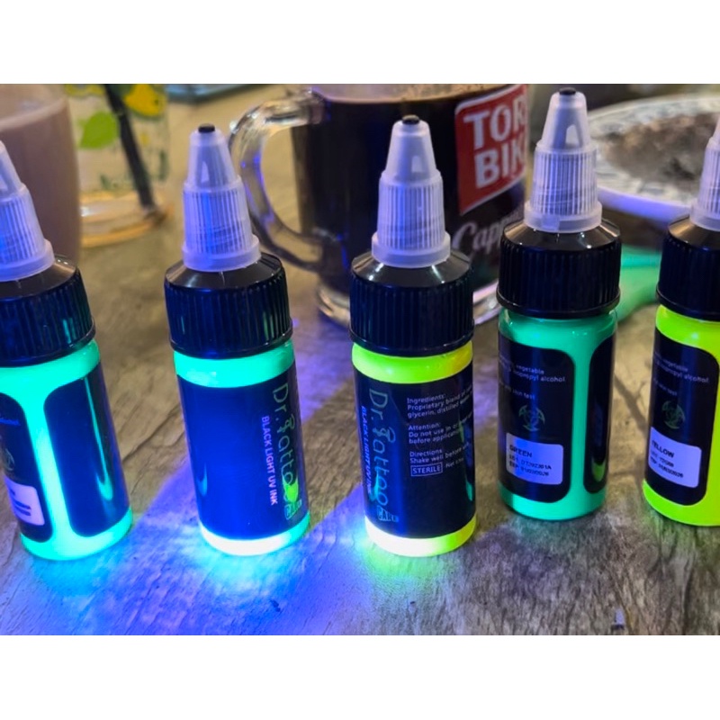 30ml Bottle Professional Fluorescence Tattoo Ink Purple Light