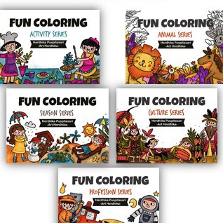 [»/IK♥5> PALING MURAH  - BUKU ANAK : MEWARNAI - FUN COLORING SERIES - terviral.