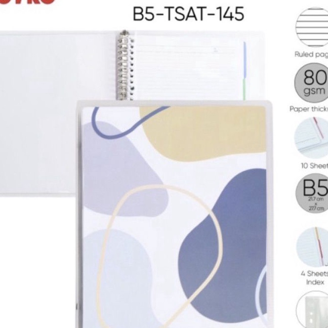 

(㊖U-»Q12> Binder note/Ring binder B5 Joyko ( 1pcs ) siap.dikirim.