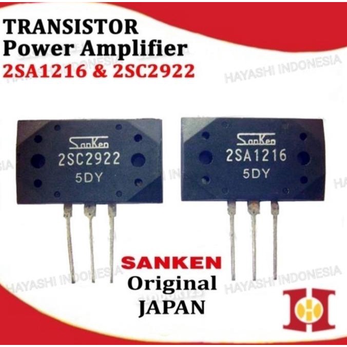 Transistor Power Audio 2SA1216 2SC2922 2SA 1216 2SC2922 Original Japan