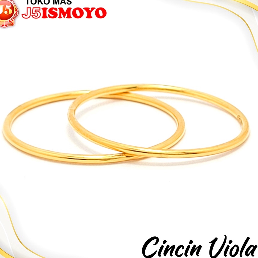 (NL♡.7♪) Cincin Emas Viola Model Best Seller , Cincin Pria Wanita, Cincin Korea Style J5 Ismoyoberku