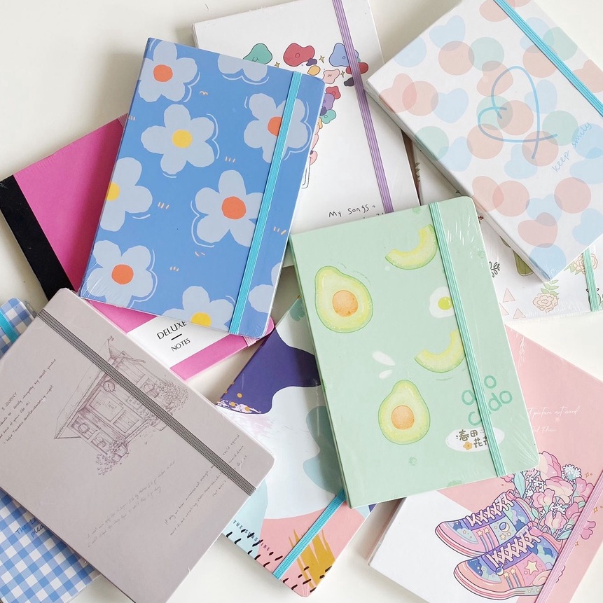 

(OXV ➸❦> SOS Buku Notes Tali A6 (72K) Fancy / Buku Catatan / Note book/Notebook - banyak dimiinati!