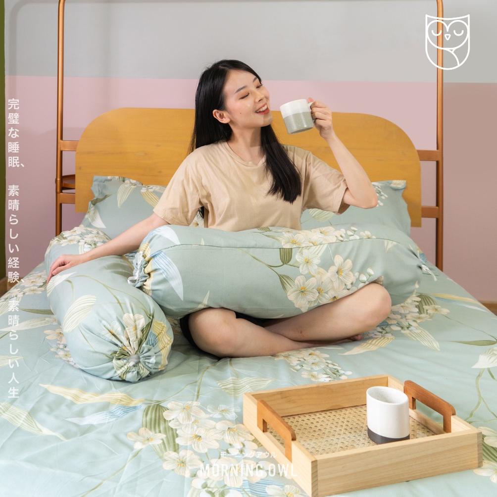 PROMO MORNING OWL LUX - Sprei Set Motif - Morning Owl Lux - 100% Mixed Cotton Collection (5in1) UK 1