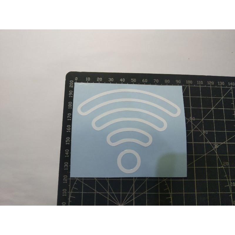 

cutting stiker free wifi
