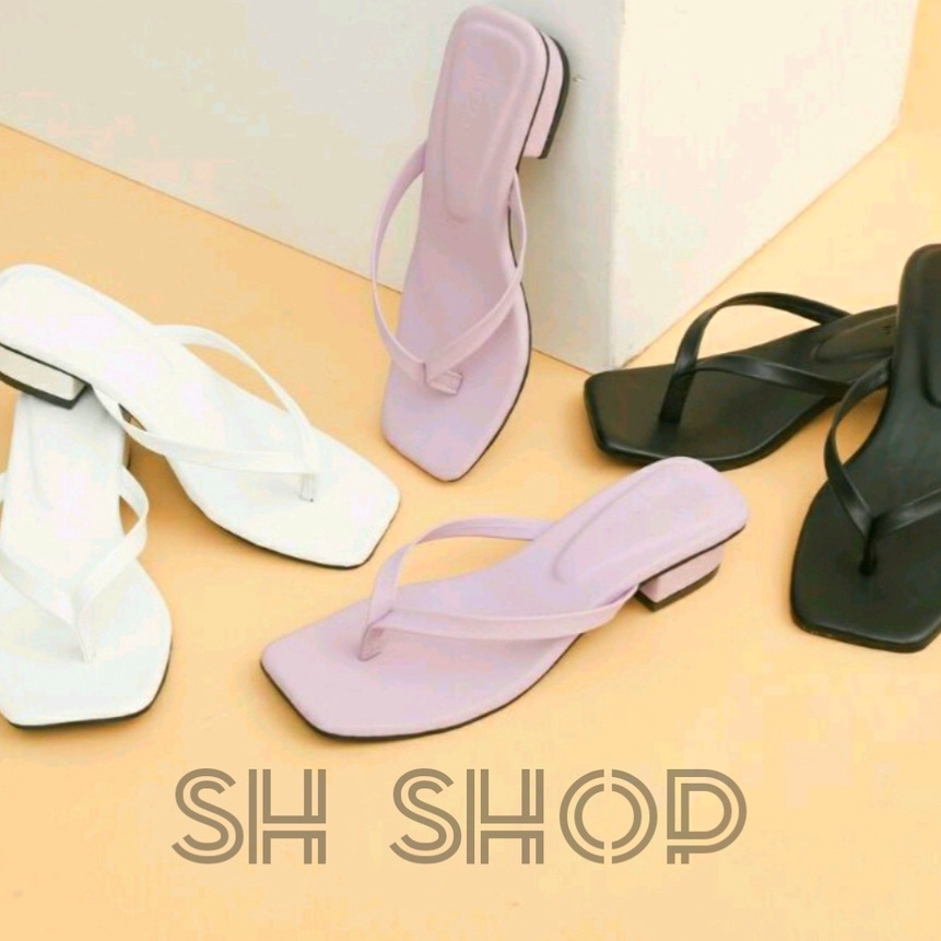 [IM㊛.11♥] Sendal Heels Wanita Jepit Terbaru Kekinian / Sendal Cewe 2022 Sendal Murahtreending.