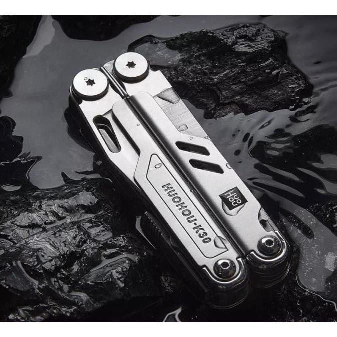 Huohou K30 Pro Pisau Lipat 18In1 Survival Kit Multi Tool Original