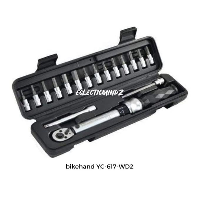 Bike Hand Tool Kit Yc 617 Wd2 Torque Wrench Set Sepeda Reparasi