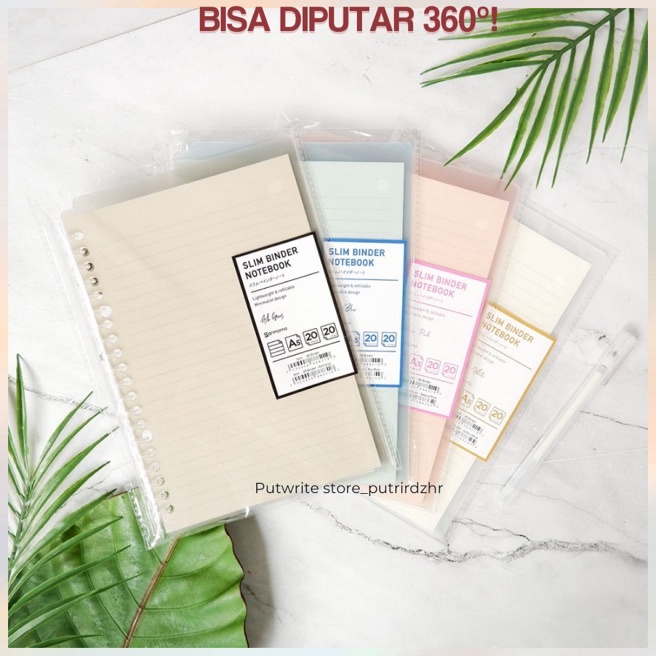 

[5Z-❣B✮] Slim Smart Ring Binder Transparan B5 [ kokuy0 style ] - terviral!