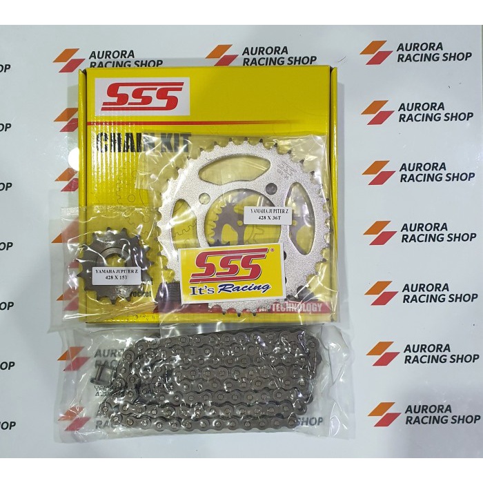 GEAR SET SSS JUPITER Z - SSS CHAIN KIT terpopuler