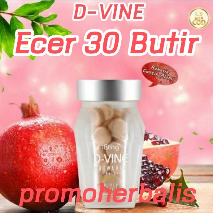 DVINE COLLAGEN PEMUTIH ECER 30 BUTIR, D-VINE ORIGINAL, D VINE , DIVINE