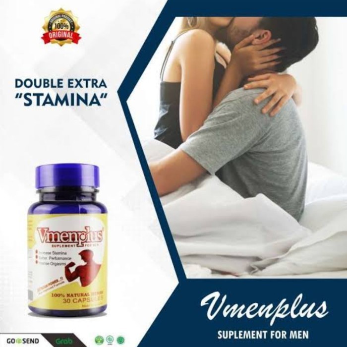 Vmenplus Asli 100% Asli Penambah Stamina Berkualitas