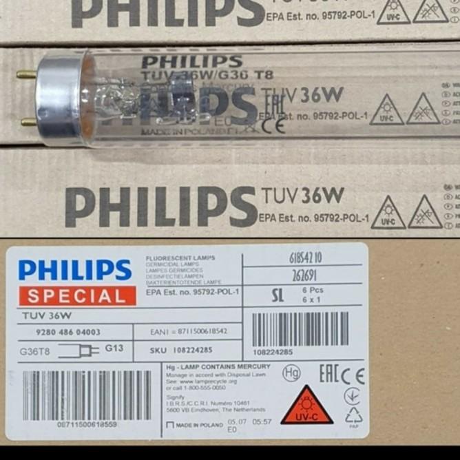Lampu Steril Uvc Kuman T8 36W Philips Tuv 36 Watt 36Watt