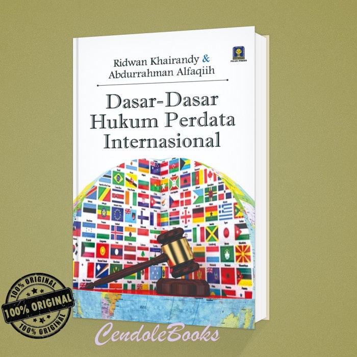 

Buku Dasar-Dasar Hukum Perdata Internasional - Ridwan Khairandy