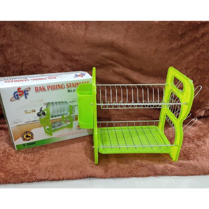 RAK PIRING GSF G-3350P rak peralatan dapur rak alat dapur rak alat alat dapur rak mangkok rak gelas