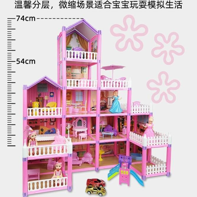 Sale Mainan Anak Rumah Barbie Dream Castle Lengkap Dengan Boneka