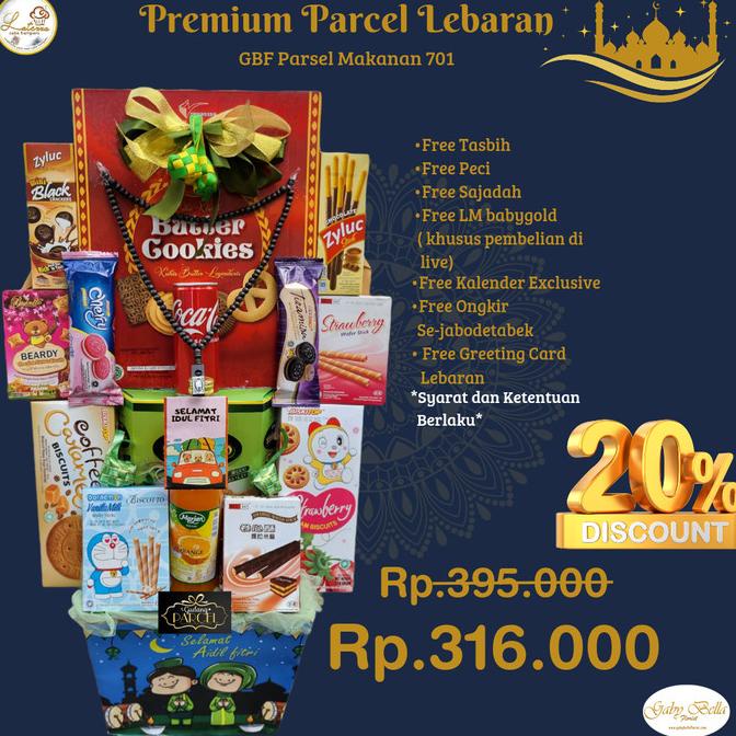

Parcel Lebaran GBF 701, Hamper Snack, Hamper Lebaran, Hamper Premium