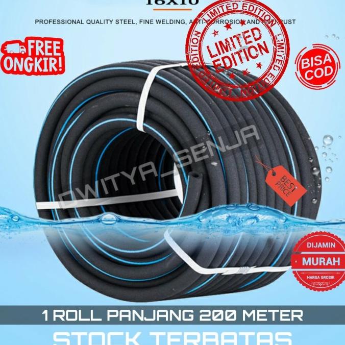 Uniring Aerator 10/16 Selang Uniring 1 Roll 200 Meter B