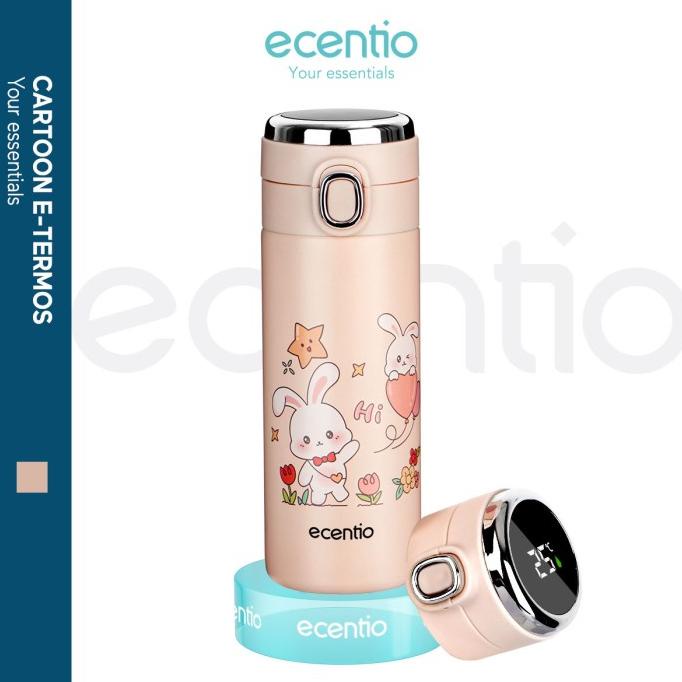 ecentio DIY kartun botol minum tumbler minum Termos termos air panas