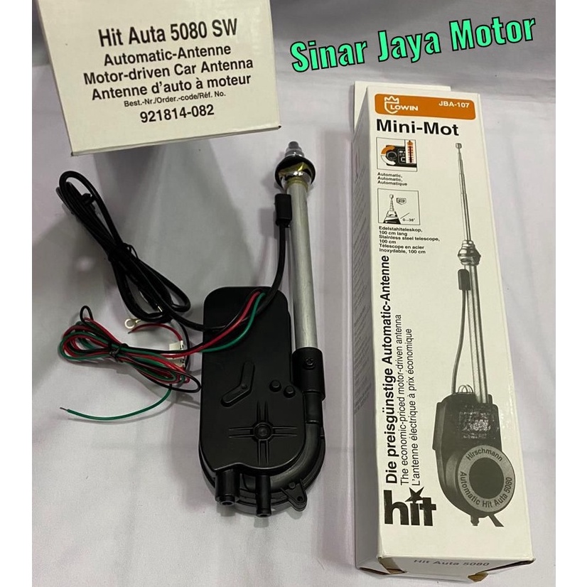 Grosir ANTENA RADIO MOBIL / CAR RADIO ANTENNA JBA 107 MINIMOT OTOMATIS LOWIN p Produk Premium •.