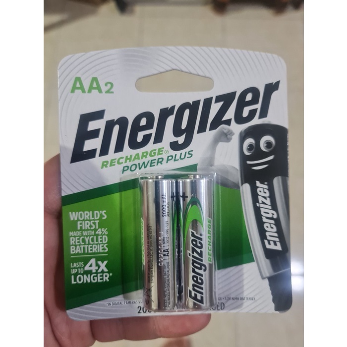 BATERAI ENERGIZER RECHARGE / CAS AA/A2 (ISI 2 BATERAI) ORIGINAL