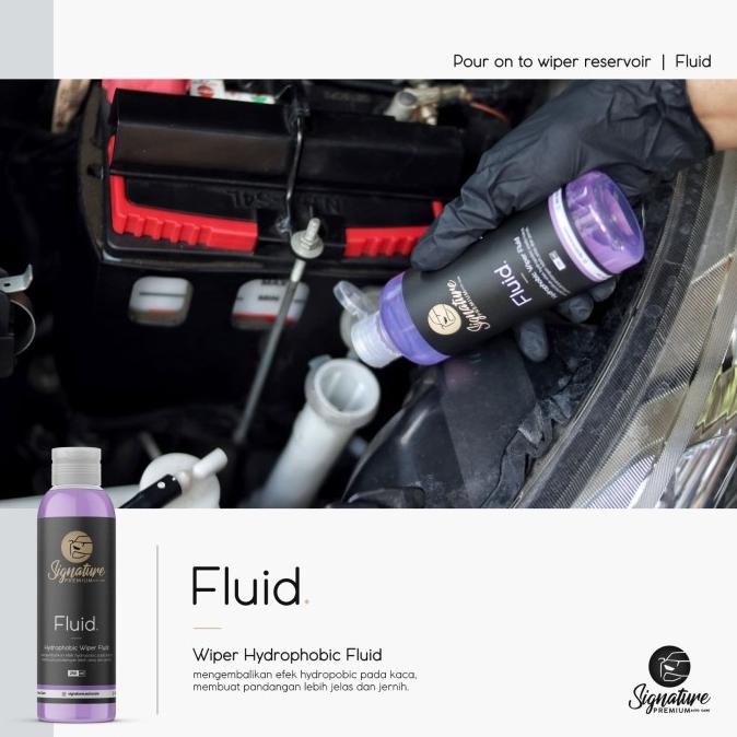 Promo Fluid ( Hydrophobic Wiper Fluid ) by Signature | Cairan Air Wiper
