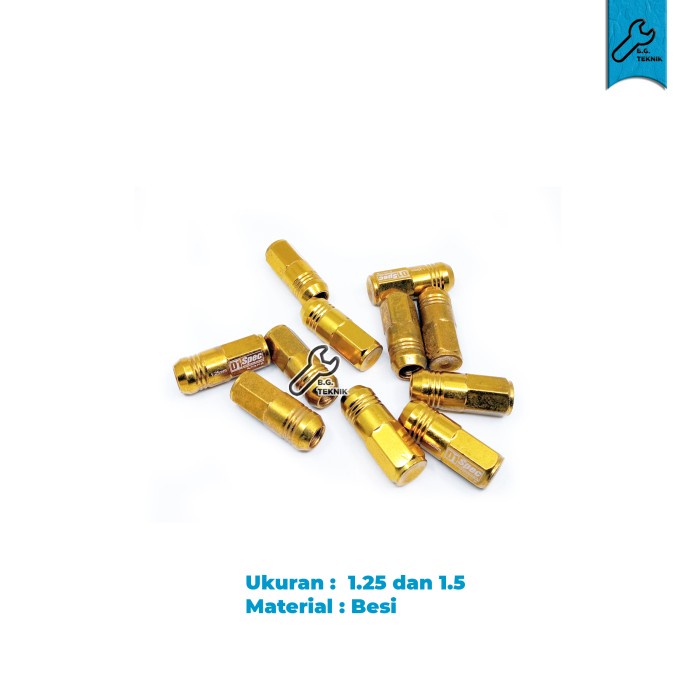 D1 Mur Baut Roda Racing 1.25 1.5 D1Racing Spec Lug Nut ready