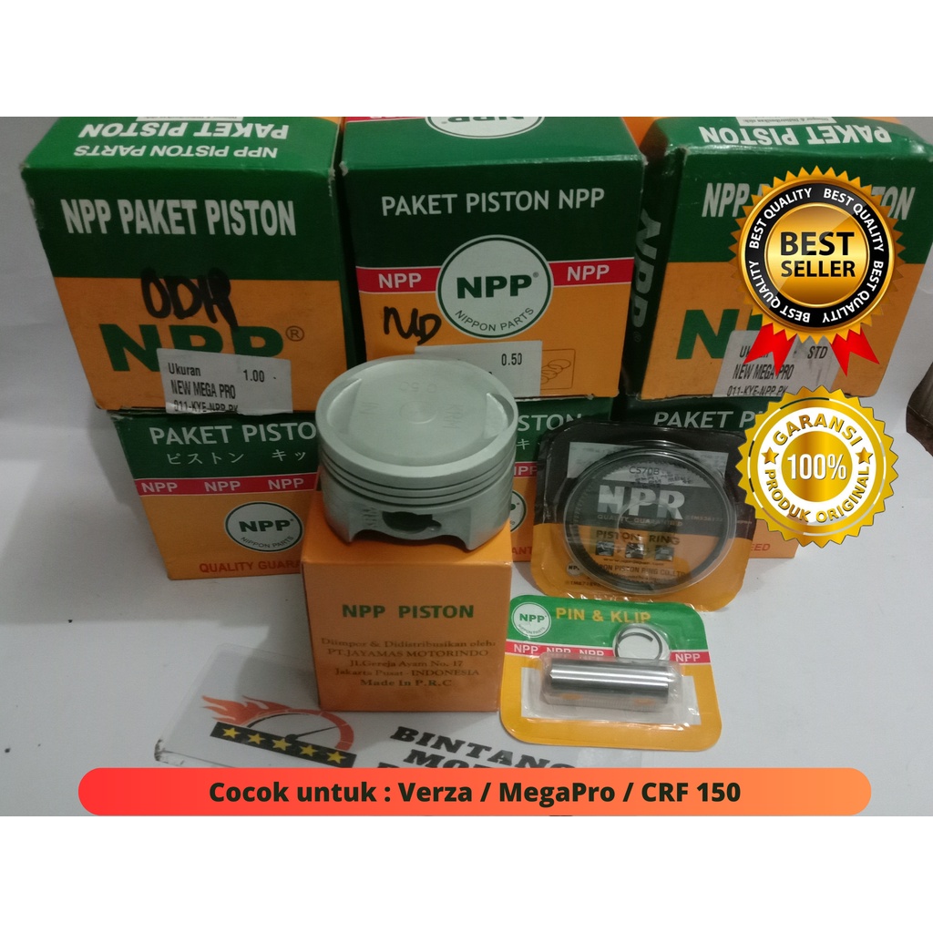 SEHER KIT PISTON KIT NPP VERZA MEGAPRO CRF 150 NEW STD 50 100 SEHER PAKET