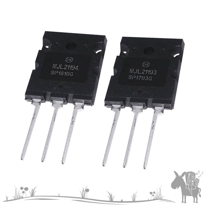 Pasti Murah Cdr TRANSISTOR TR FINAL MJL 21193 dan MJL21194 Ori Asli ON SEMI ✼ ★