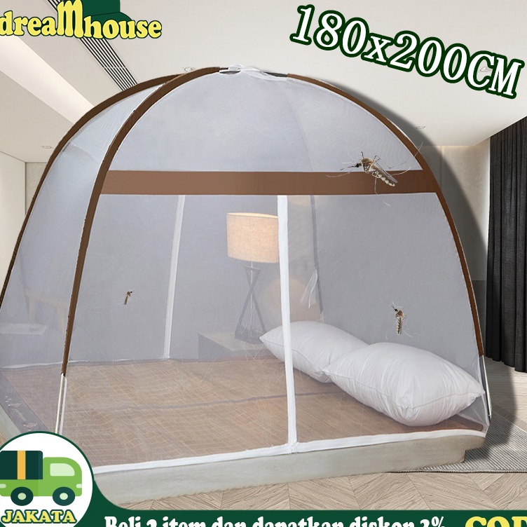 Jual Kelambu Tidur Lipat 150x200, 180x200, 220x200 Kelambu Tenda KELAMBU LIPAT KELAMBU TENDA ORIGINA