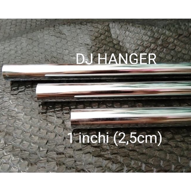 ☍ Pipa bulat besi chrome 200cm(2meter) ❄ ✺