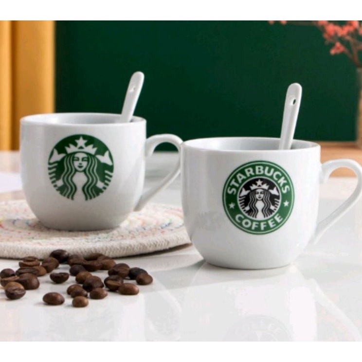 ➟➬✢ Gelas Cangkir Mug Keramik / Gelas Set Strabucks Termurah / Coffee Cup / Cangkir Set Kopi