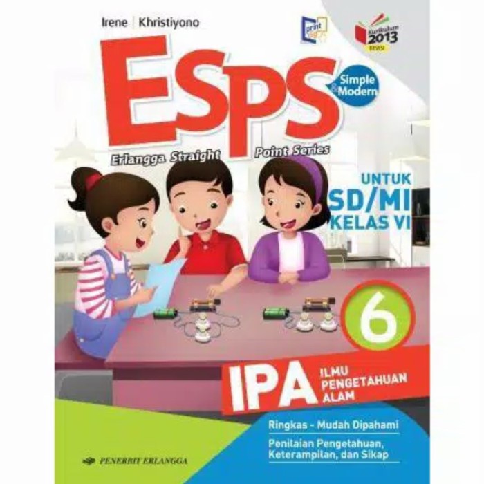 HOT SALE BUKU ESPS IPA SD/MI KELAS 6 PENERBIT ERLANGGA TERMURAH