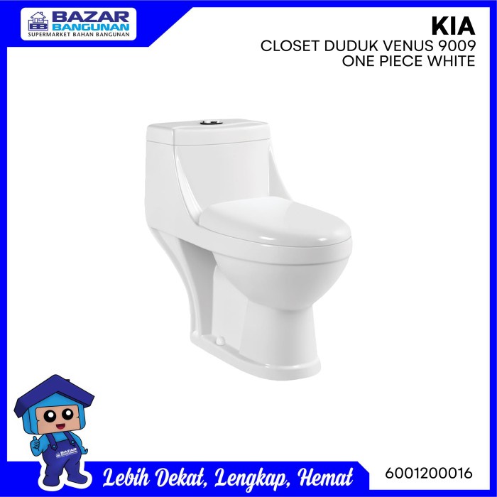 CLOSET / KLOSET / TOILET DUDUK KIA KW1 VENUS 9009 ONE PIECE WHITE