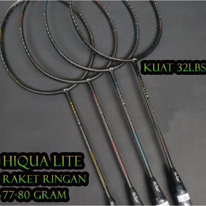 Raket Badminton HIQUA HI-QUA LITE GOLD/CHAMO/BLUE/RED LITE RINGAN 5U