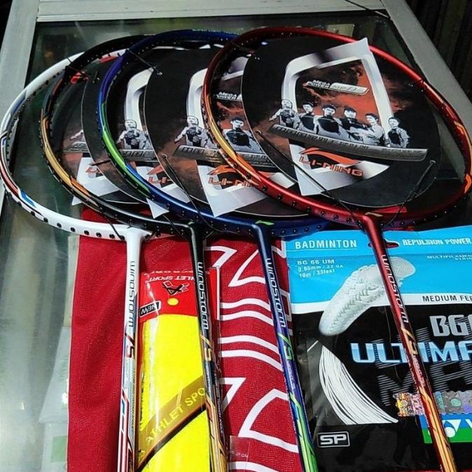 raket badminton lining windstorm 75 new