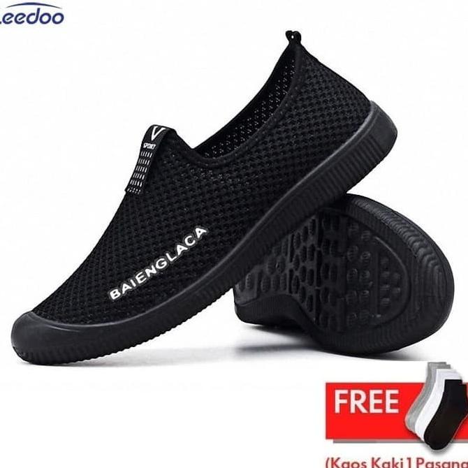 Leedoo Sepatu Pria Sepatu Slip On Pria Sepatu Casual Pria MR209