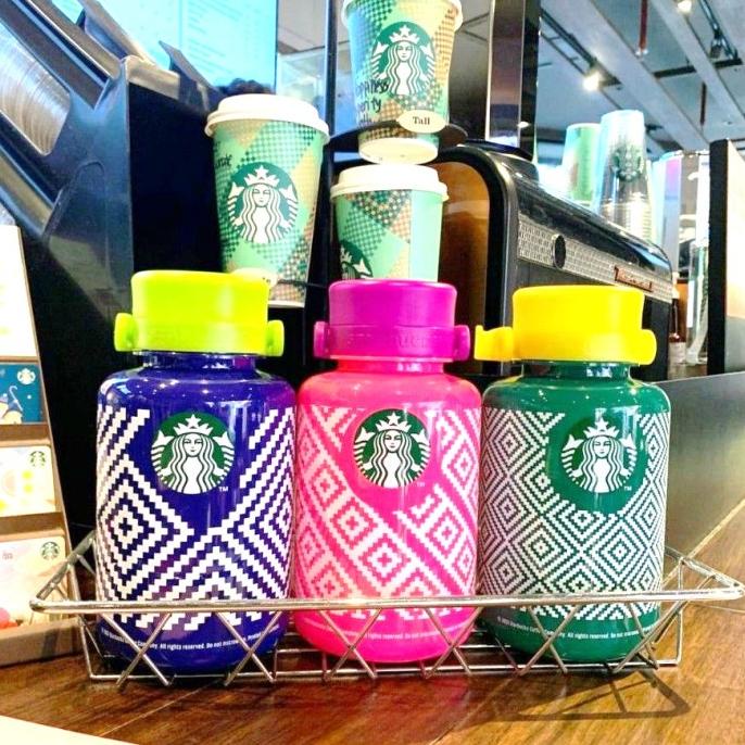 [A302] Starbucks Reusable Bottle 1 Liter - Botol Minum Tumbler Kreaby