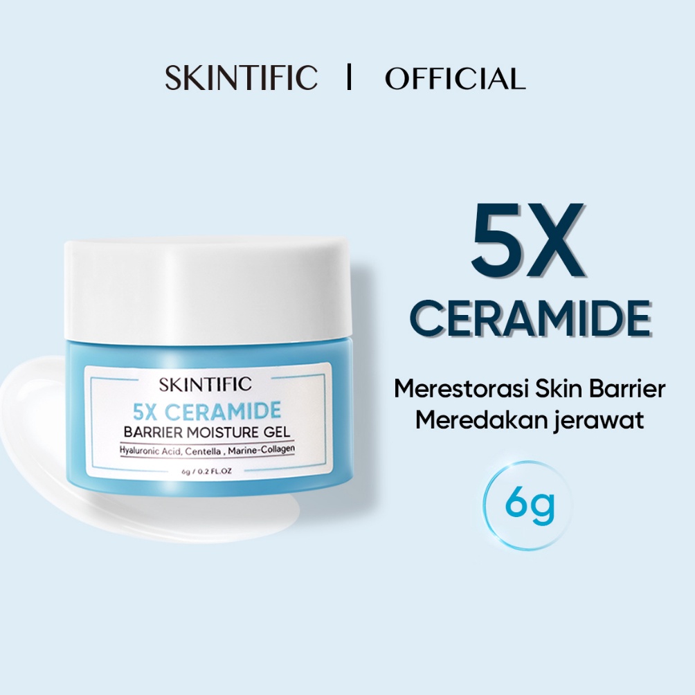 GB4058 [Travel Size] SKINTIFIC 5X Ceramide Barrier Moisturizer Moisture Gel 6g ➨Murah Banget